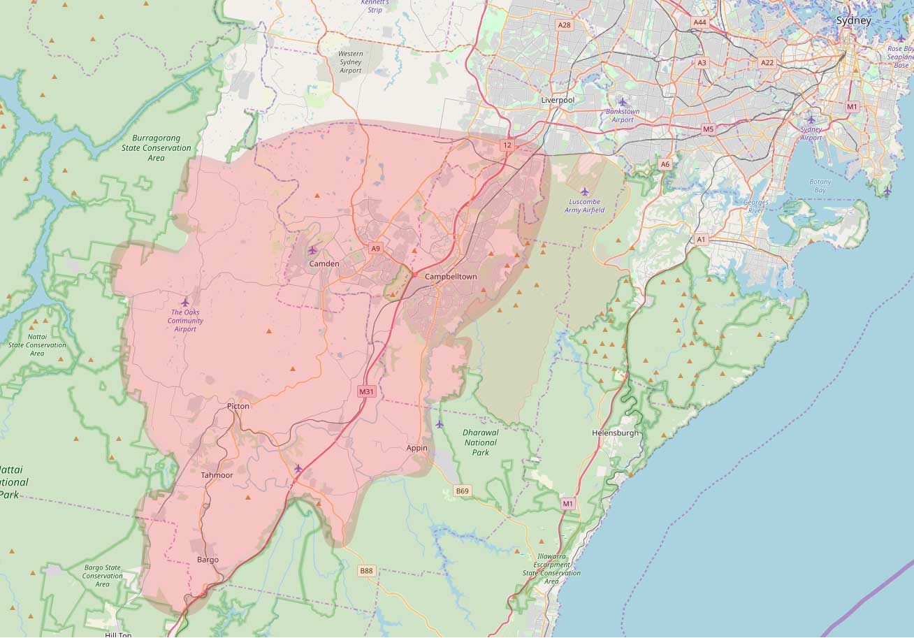 Macarthur Antennas Service Area