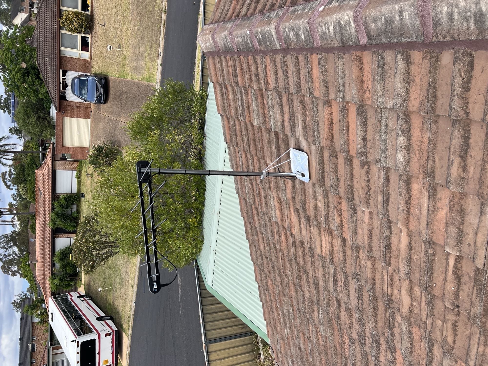 Hills antenna installed on a home near Campbelltown